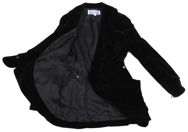 Thierry Mugler Velour Gathered Jacket K-161507_012