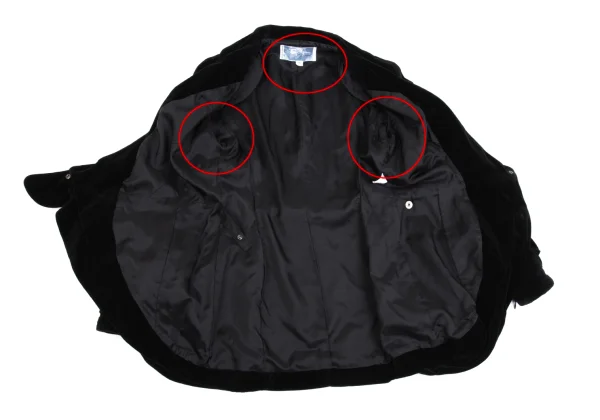 Thierry Mugler Velour Gathered Jacket K-161507_013
