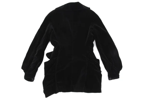 Thierry Mugler Velour Gathered Jacket K-161507_017