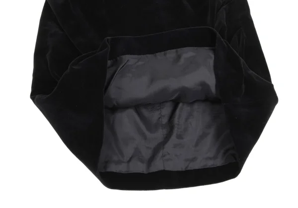 Thierry Mugler Velour Gathered Skirt K-161508_005