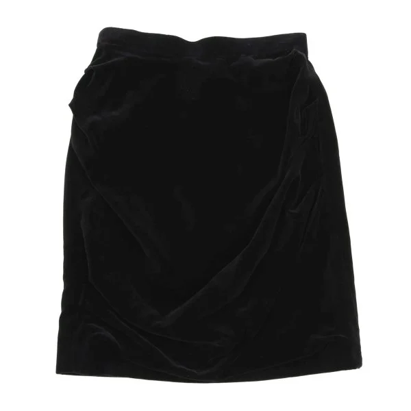 Thierry Mugler Velour Gathered Jacket & Skirt K-161509_012
