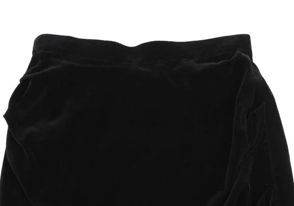 Thierry Mugler Velour Gathered Jacket & Skirt K-161509_013