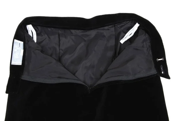 Thierry Mugler Velour Gathered Jacket & Skirt K-161509_018