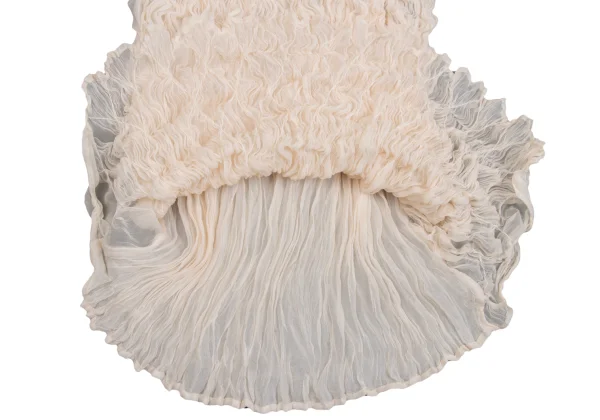 SSEY MIYAKE WHITE LABEL Pleated Shirred Sleeveless Top K-161514_008