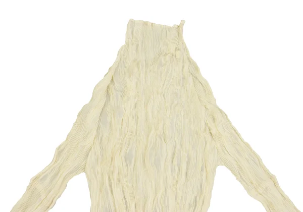 ISSEY MIYAKE Pleated High Neck T-shirt K-161516_003