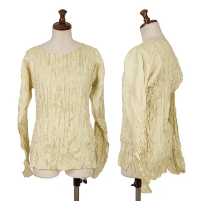 ISSEY MIYAKE Wrinkle Pleated Long Sleeves T-shirt