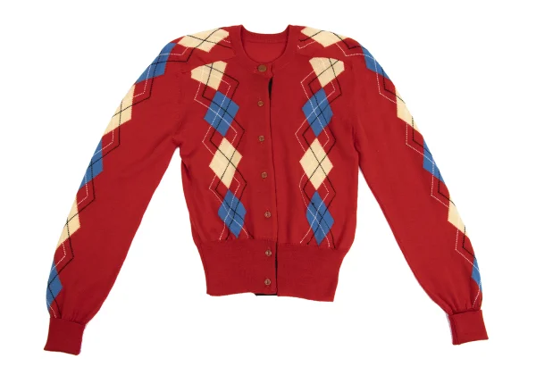 Unbranded Argyle Knit Cardigan K-161520_002