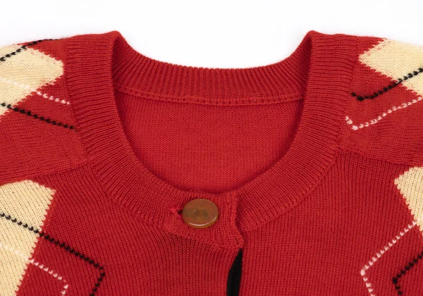 Unbranded Argyle Knit Cardigan K-161520_004