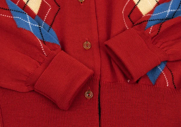 Unbranded Argyle Knit Cardigan K-161520_008