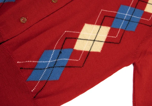 Unbranded Argyle Knit Cardigan K-161520_012