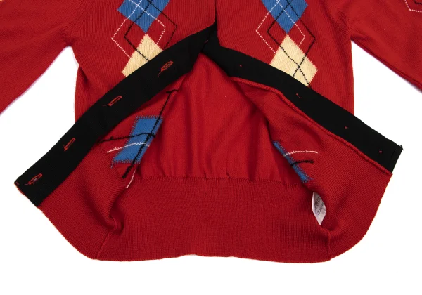 Unbranded Argyle Knit Cardigan K-161520_013