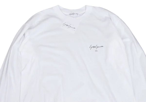 Yohji Yamamoto U.S.A. Logo Printed Long Sleeve Top K-161523_002
