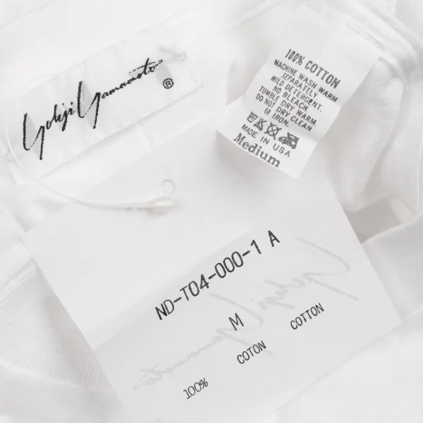 Yohji Yamamoto U.S.A. Logo Printed Long Sleeve Top K-161523_014