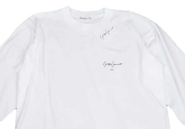 Yohji Yamamoto U.S.A. Logo Printed Long Sleeve Top K-161526_002