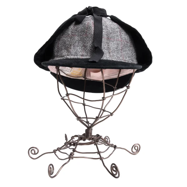 Vivienne Westwood Check Switching Deerstalker Hat K-161539_002