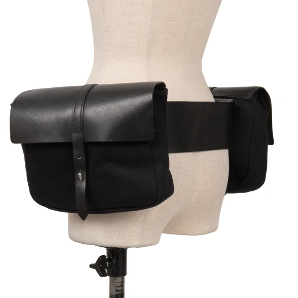 Y's Leather Flap Waist Bag K-161542_002