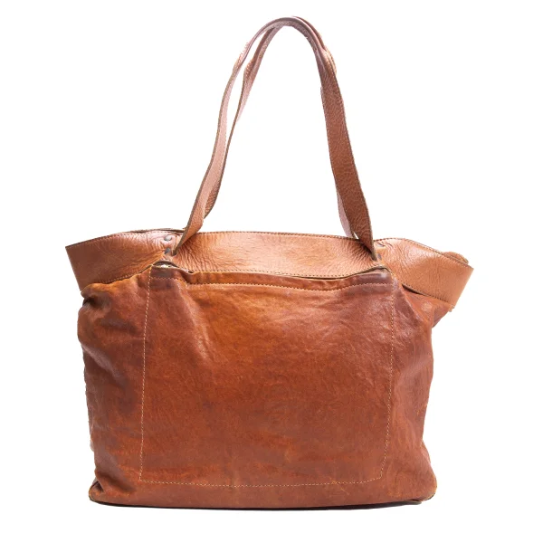 Yohji Yamamoto POUR HOMME Leather Tote Bag K-161543_002