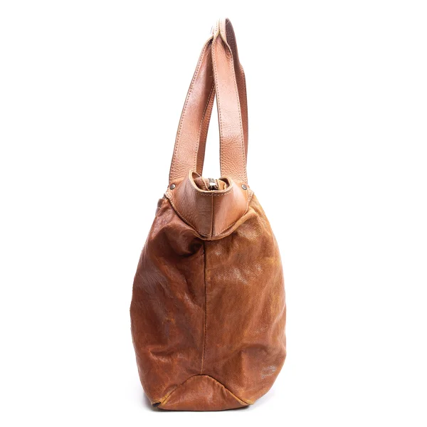 Yohji Yamamoto POUR HOMME Leather Tote Bag K-161543_003