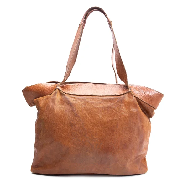 Yohji Yamamoto POUR HOMME Leather Tote Bag K-161543_004