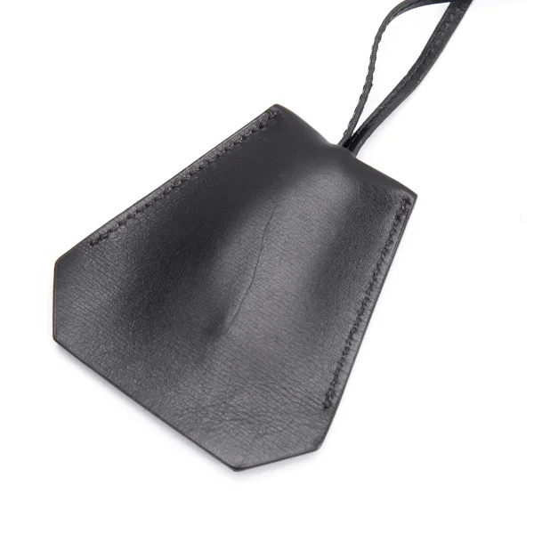 HERMES Leather Crochet Necklace K-161546_003