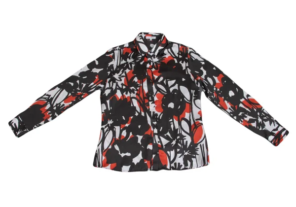 NARACAMICIE Drawing Printed Long Sleeve Blouse K-161548_002