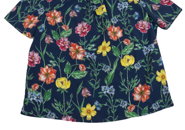 NARACAMICIE Floral Printed Short Sleeve Blouse K-161549_007