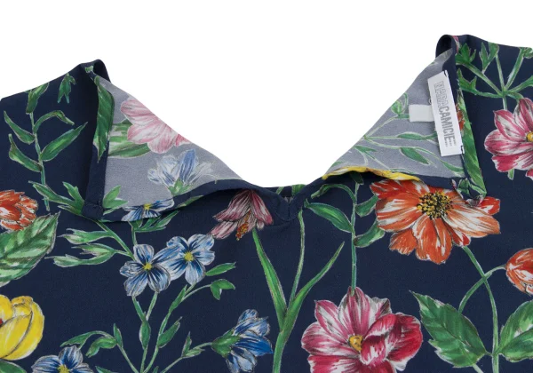 NARACAMICIE Floral Printed Short Sleeve Blouse K-161549_013