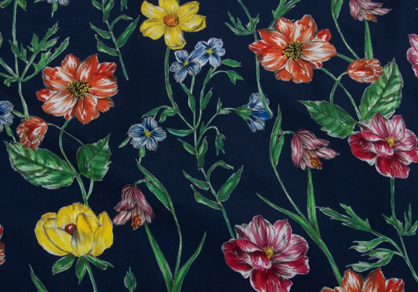 NARACAMICIE Floral Printed Short Sleeve Blouse K-161549_014
