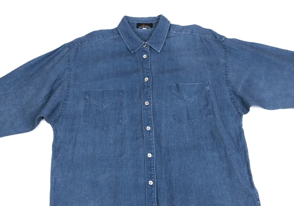 L'EQUIPE YOSHIE INABA Linen Double Pocket Shirt K-161557_003