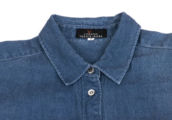L'EQUIPE YOSHIE INABA Linen Double Pocket Shirt K-161557_004