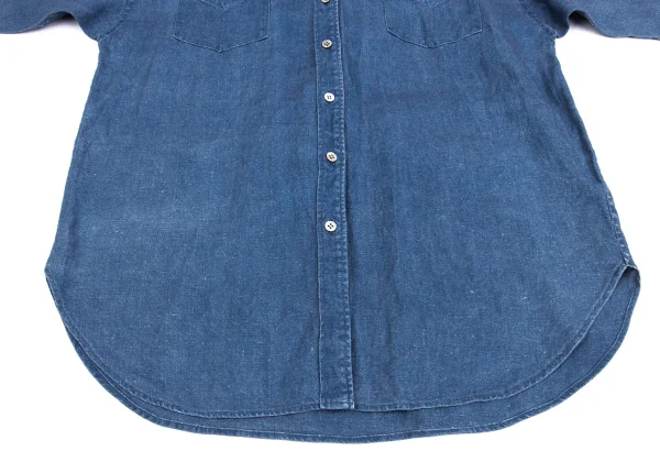 L'EQUIPE YOSHIE INABA Linen Double Pocket Shirt K-161557_010