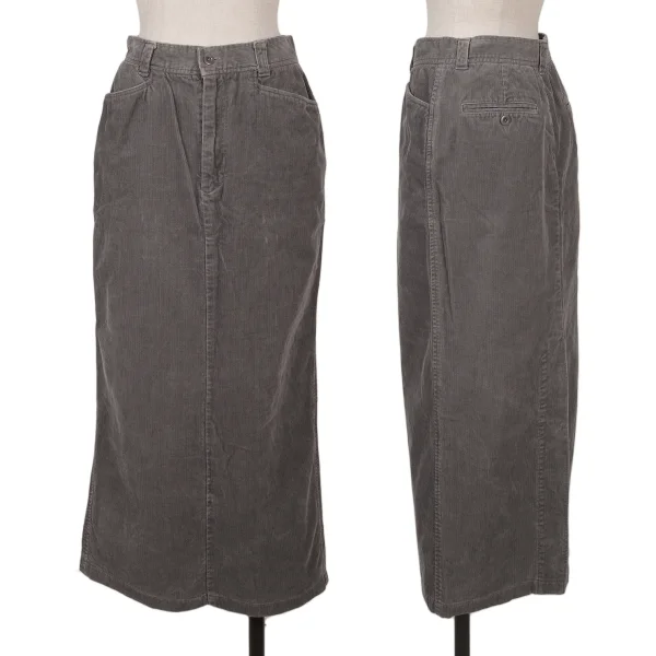 POLO SPORT RALPH LAUREN Slit Corduroy Skirt Grey 9 K-161559_001