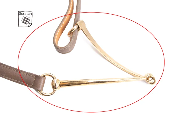 GUCCI Horsebit Leather Narrow Belt K-161564_005