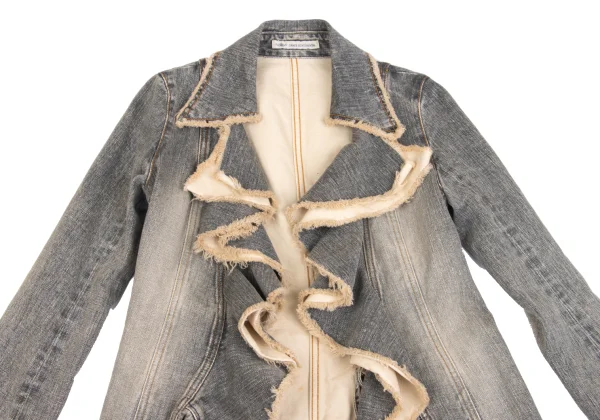 GRACE CONTINENTAL Frill Denim Jacket K-161566_003