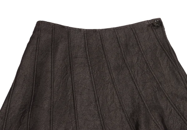 GRACE CONTINENTAL Cotton Poly Wrinkled Wrap Skirt K-161568_004