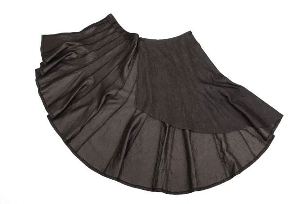 GRACE CONTINENTAL Cotton Poly Wrinkled Wrap Skirt K-161568_007