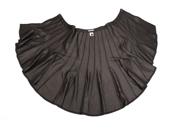 GRACE CONTINENTAL Cotton Poly Wrinkled Wrap Skirt K-161568_008