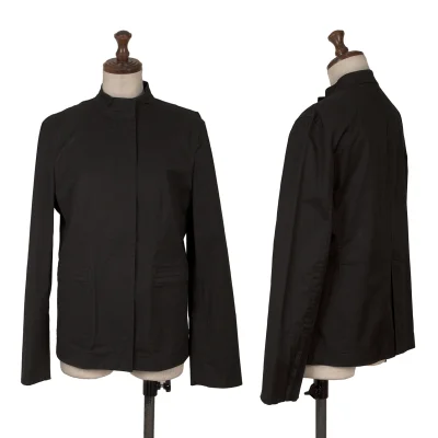 DKNY Stretch Cotton Zip Blouson