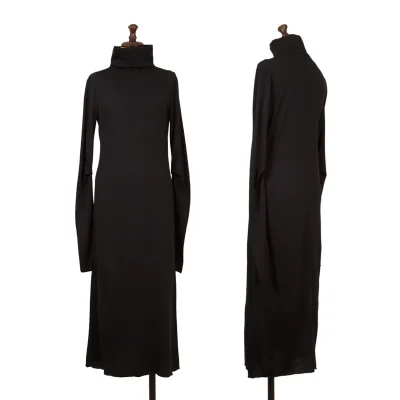DKNY High Neck Stretch Wool Dress