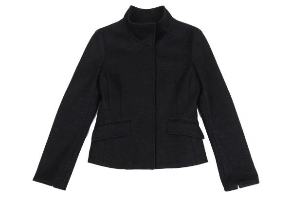 BALLSEY Lame Wool High Neck Jacket K-161573_002
