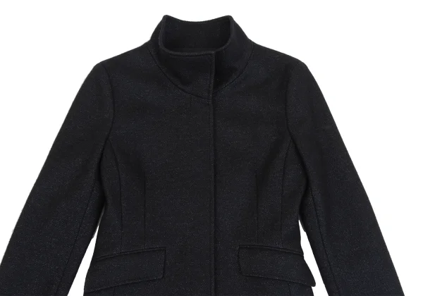 BALLSEY Lame Wool High Neck Jacket K-161573_003