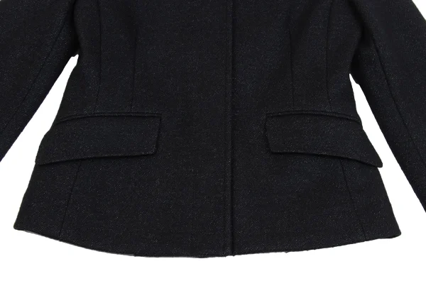 BALLSEY Lame Wool High Neck Jacket K-161573_008