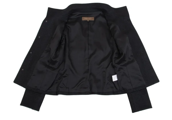 BALLSEY Lame Wool High Neck Jacket K-161573_012