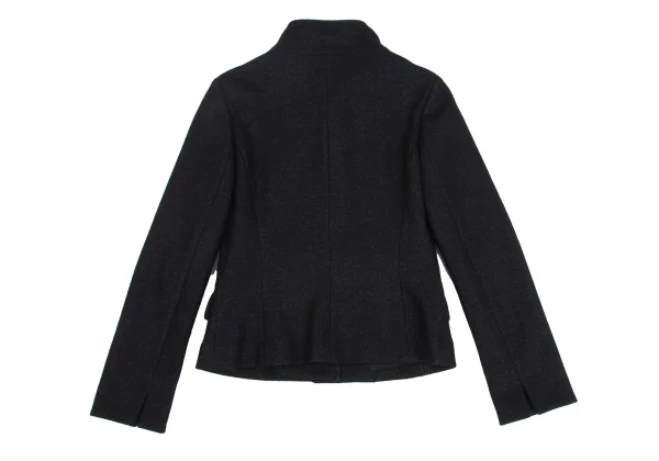 BALLSEY Lame Wool High Neck Jacket K-161573_013