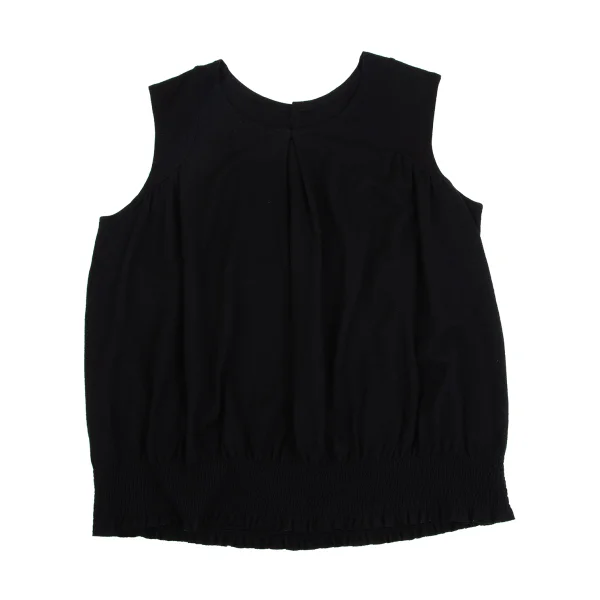 zucca Wool Tuck Gather Sleeveless Knit K-161575_002