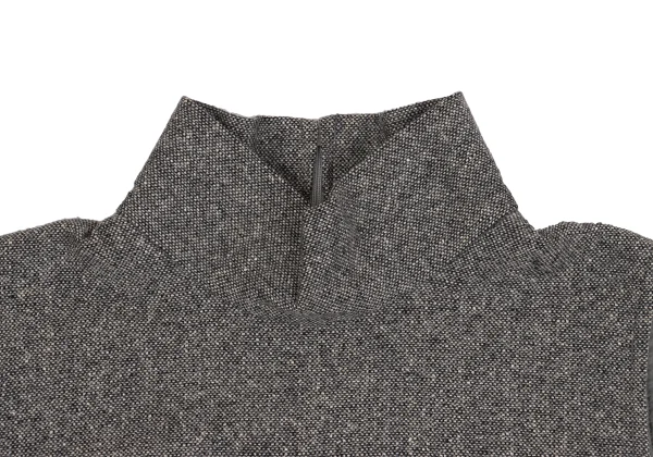 ATSURO TAYAMA Asymmetry Tweed High Neck Sleeveless Top K-161576_003