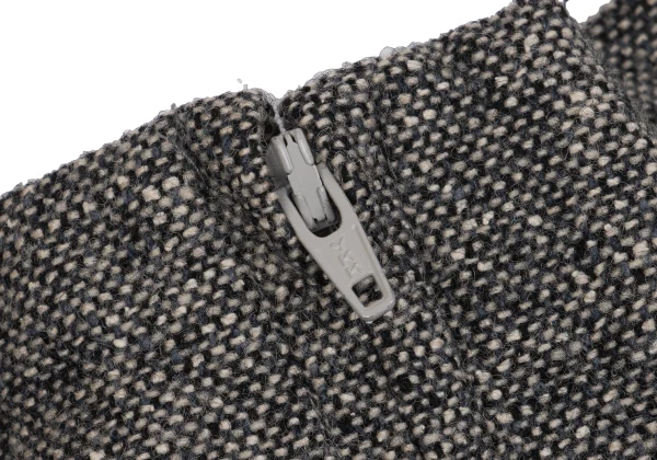 ATSURO TAYAMA Asymmetry Tweed High Neck Sleeveless Top K-161576_007