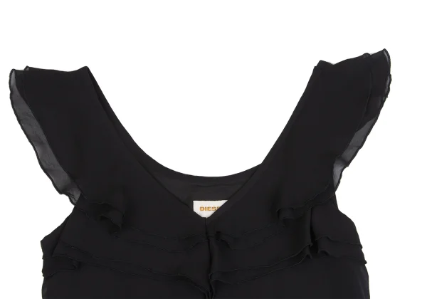 DIESEL Frills Chiffon Sleeveless Tunic K-161577_004