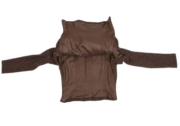 LANVIN Gather Tweed Pullover Jacket K-161578_011
