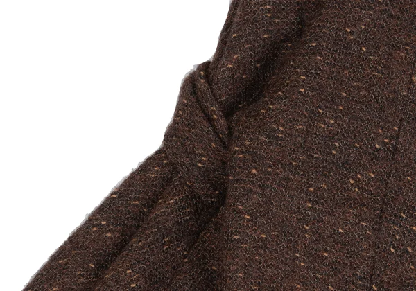 LANVIN Gather Tweed Pullover Jacket K-161578_013